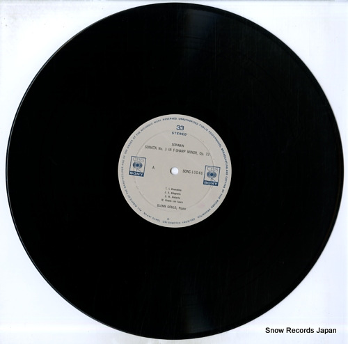 GOULD, GLENN scriabin; sonata no.3 in f-sharp minor, op.23 SONC10048