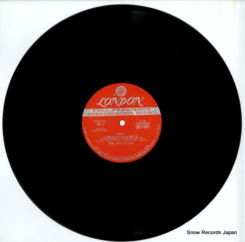 RICHTER, KARL bach; organ recital K15C-8093