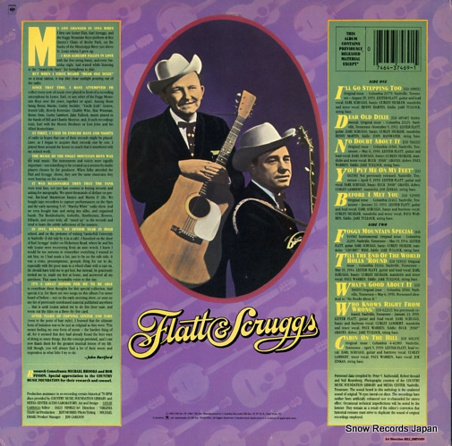 FLATT, LESTER, AND EARL SCRUGGS lester flatt & earl scruggs FC37469