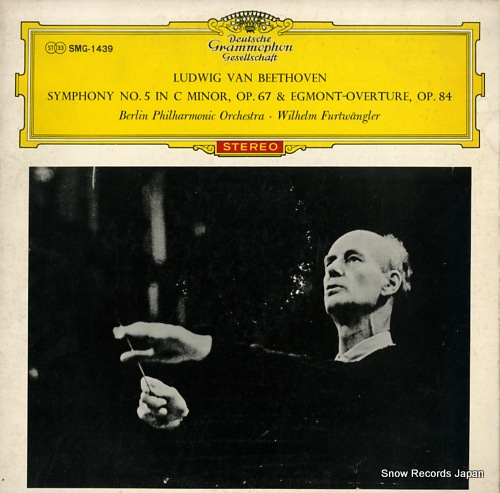 FURTWANGLER, WILHELM beethoven; symphony no.5 in c minor, op.67 SMG-1439