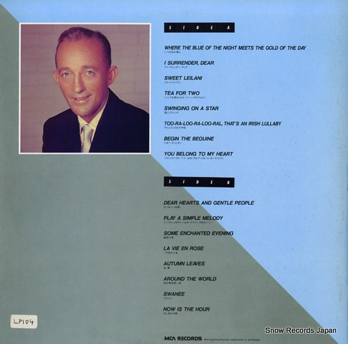 CROSBY, BING bing crosby deluxe P-11540