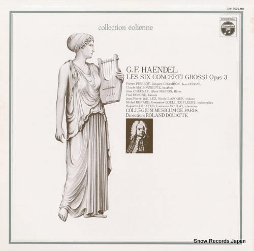 DOUATTE, ROLAND haendel; les six concerti grossi opus 3 OW-7525-MU
