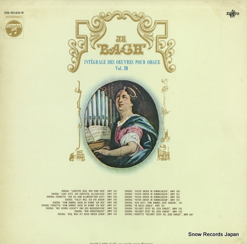 ALAIN, MARIE-CLAIRE bach; integrale des oeuvres pour orgue vol.20 OS-5043-R