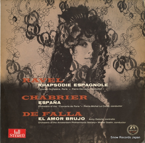 DERVAUX, PIERRE ravel; rhapsodie espagnole M2253