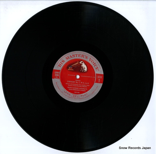 FURTWANGLER, WILHELM beethoven; symphony no.7 in a LHMV-1008