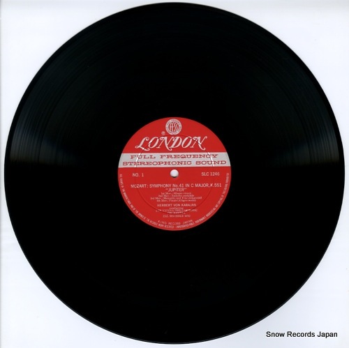 KARAJAN, HERBERT VON mozart; symphony no.41, in c major, k.551