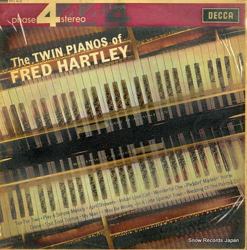 HARTLEY, FRED the twin pianos of fred hartley PFS4025