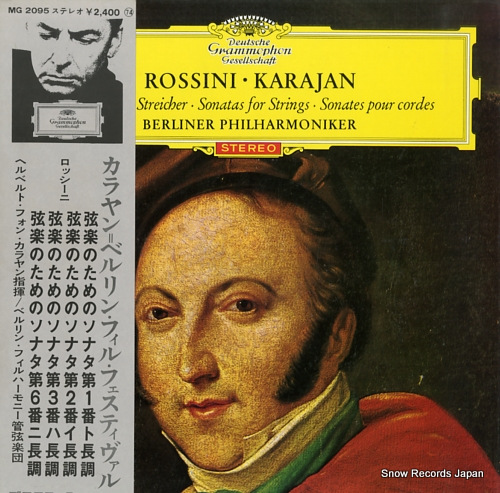 KARAJAN, HERBERT VON rossini; sonatas for strings no.1, 2, 3 and no.6 MG2095
