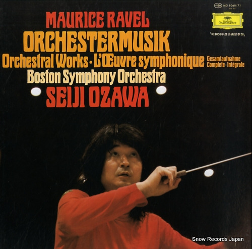 OZAWA, SEIJI ravell; orchestremusik MG8068/71 - front cover