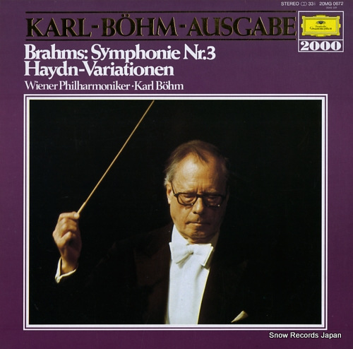 BOHM, KARL braums; symphonie nr.3 20MG0672