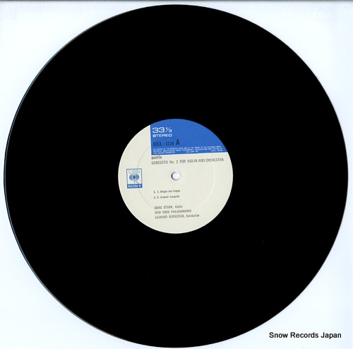 STERN, ISAAC bartok; violin concertos nos.1 & 2 SOCL1114