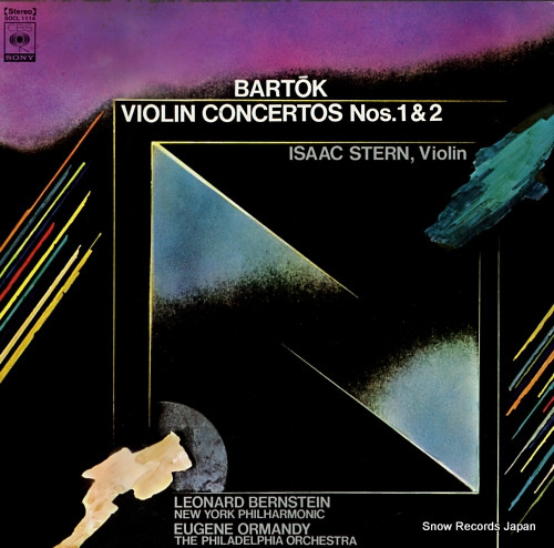 STERN, ISAAC bartok; violin concertos nos.1 & 2 SOCL1114