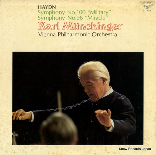 MUNCHINGER, KARL haydn; symphony no.100 in g major 