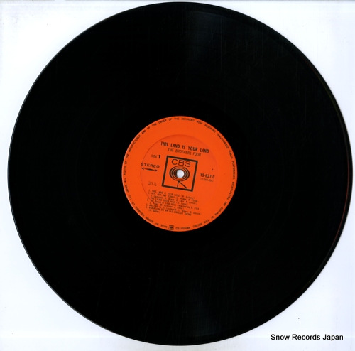 BROTHERS FOUR, THE this land is your land YS-627-C