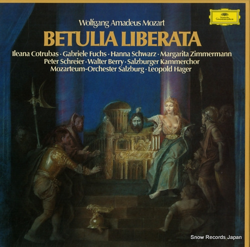 HAGER, LEOPOLD mozart; betulia liberata 2709086