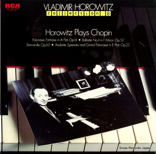 HOROWITZ, VLADIMIR horowitz plays chopin RVC-1508