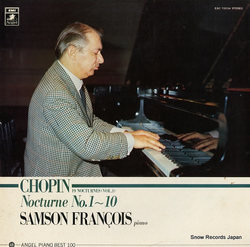 FRANCOIS, SAMSON chopin; nocturne no.1~10 EAC-70034 - front cover