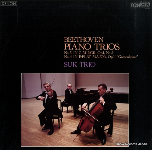 SUK TRIO beethoven; piano trios no.3 in c minor, op.1, no.3 OF-7165-ND