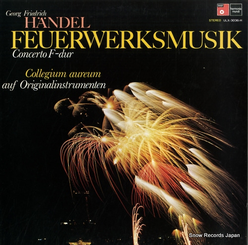 COLLEGIUM AUREUM handel; feuerwerksmusik ULX-3036-H