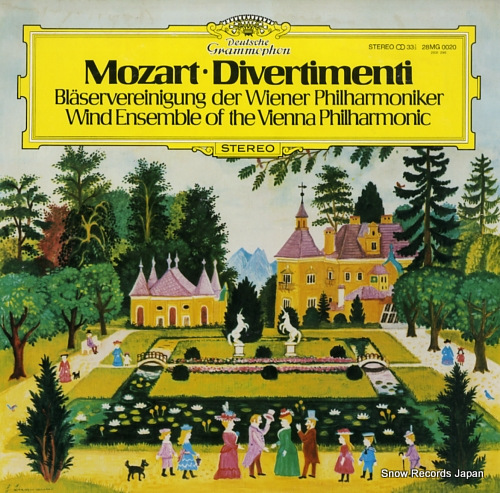 WIND ENSEMBLE OF THE VIENNA PHILHARMONIC mozart; divertimenti 28MG0020
