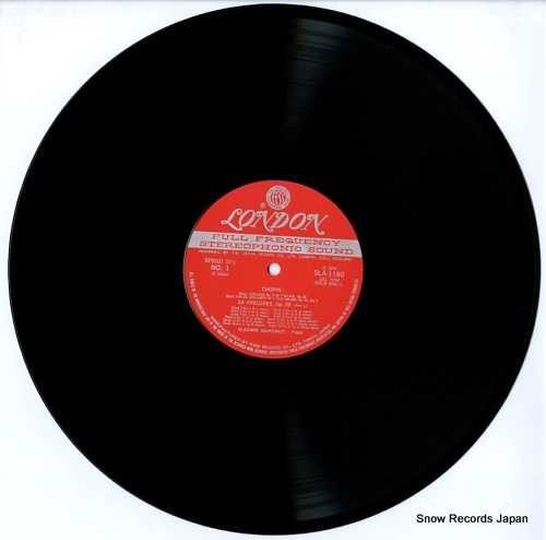 ASHKENAZY, VLADIMIR chopin; 24 preludes SLA1180 - disc