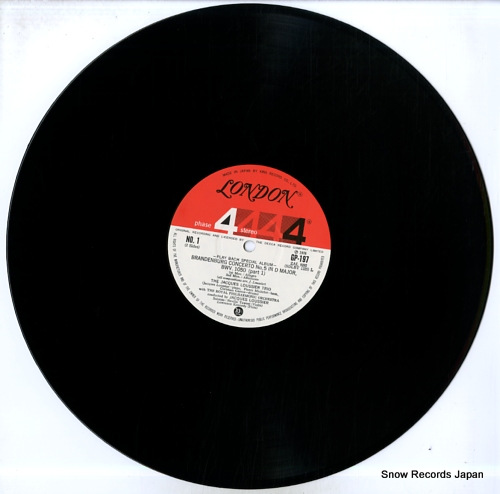JACQUES LOUSSIER TRIO, THE play bach special album GP197