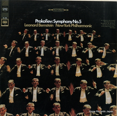 BERNSTEIN, LEONARD prokofiev; symphony no.5 MS7005