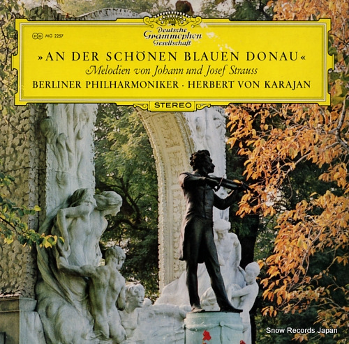 KARAJAN, HERBERT VON strauss; an der schonen blauen donau MG2257