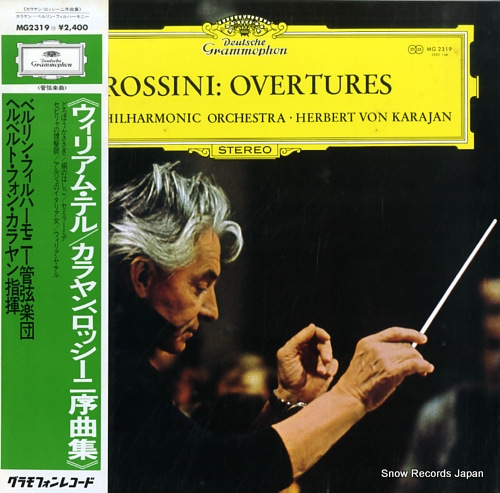 KARAJAN, HERBERT VON rossini; overtures MG2319