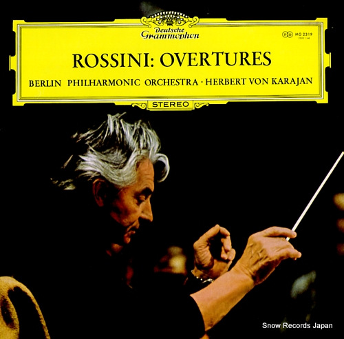 KARAJAN, HERBERT VON rossini; overtures MG2319