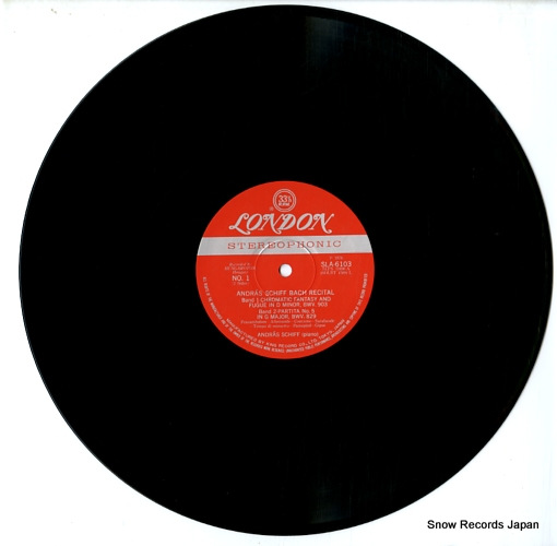 SCHIFF, ANDRAS bach recital SLA6103