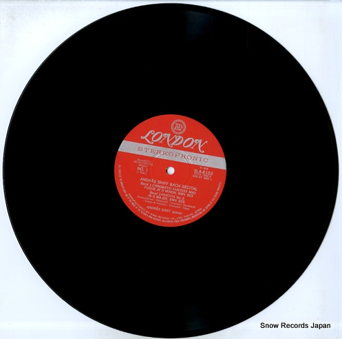 SCHIFF, ANDRAS bach recital SLA6103