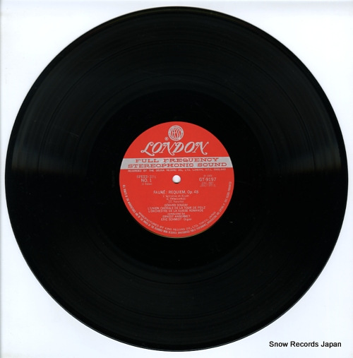 ANSERMET, ERNEST faure; requiem op.48 GT9197