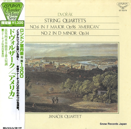 JANACEK QUARTET dvorak; string quartets no.6 in f major, op.96 