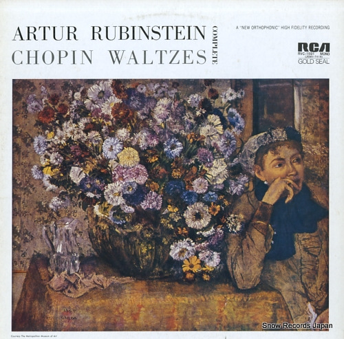 RUBINSTEIN, ARTUR chopin; waltzen complete RVC-1591