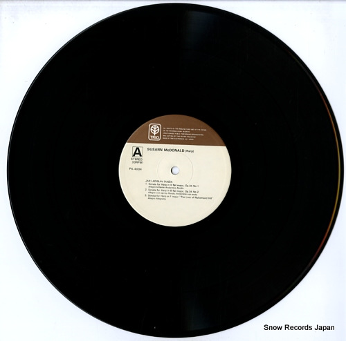 MCDONALD, SUSANN dusek; sonatas for harp PA4004