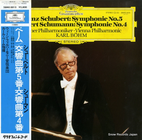 BOHM, KARL schubert; symphony no.5 28MG0015