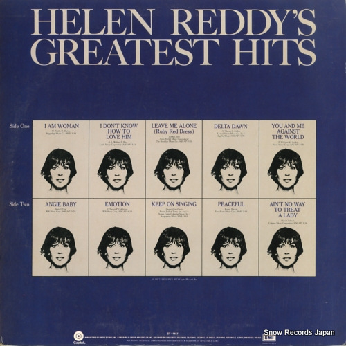 إ󡦥ǥ helen reddy's greatest hits ST-11467