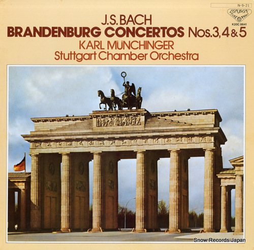 MUNCHINGER, KARL bach; brandenburg concertos nos.3, 4 & 5 K20C8641