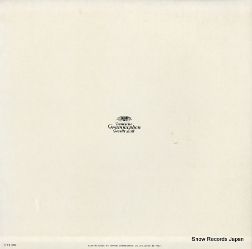 BOHM, KARL mozart; symphonien nr.7 d-durb-durg-dur MG2228