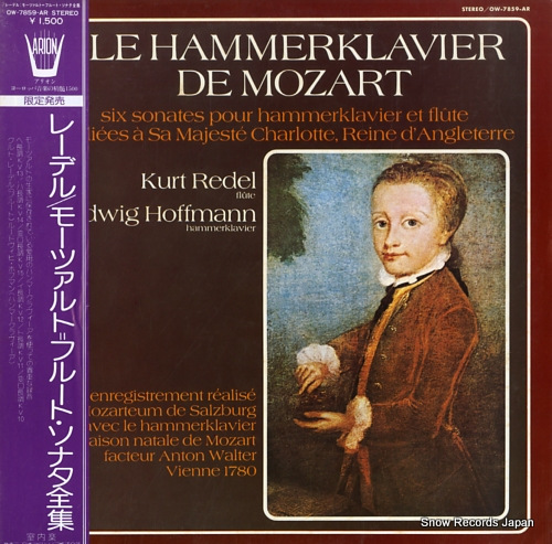 REDEL, KURT mozart; six sonatas pour hammerklavier et flute OW-7859-AR