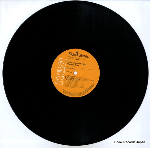 PRESLEY, ELVIS greatest hits volume one RPL-8114