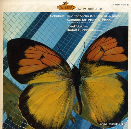 SUK, JOSEF schubert; duo for violin & piano in a major EAC-30344
