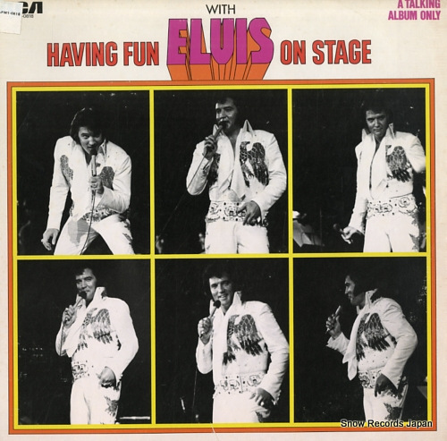 PRESLEY, ELVIS having fun with elvis on stage AFM1-0818