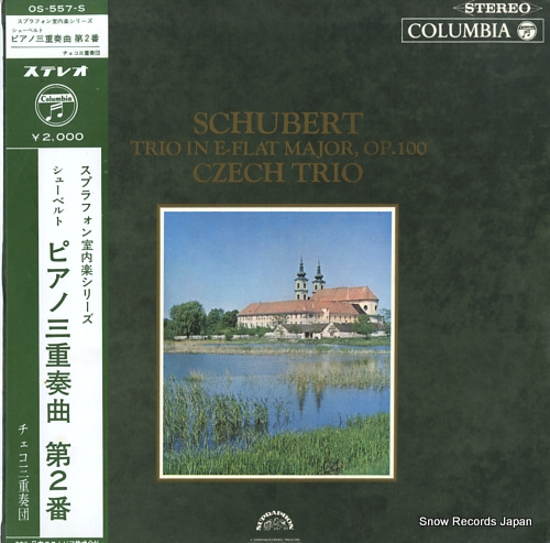 CZECH TRIO schubert; trio in e-falt major, op.100 OS-557-S