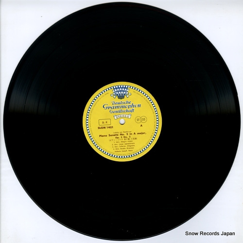 KEMPFF, WILHELM beethoven; piano sonata no.28 in a major, no.3 in c major SLGM-1401
