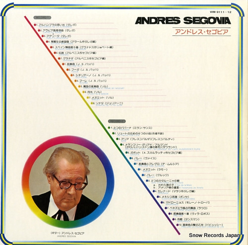 SEGOVIA, ANDRES andres segovia VIM-9111-12