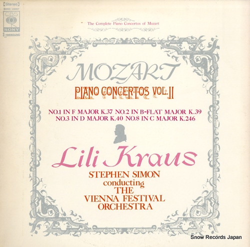 KRAUS, LILI mozart; piano concertos vol.ii SONC10087