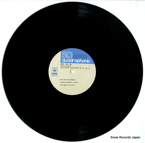 BERNSTEIN, LEONARD strauss; also sprach zarathustra SOCL1011