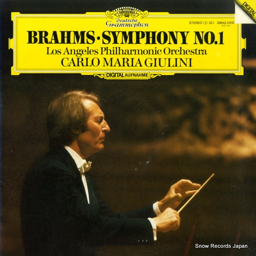 GIULINI, CARLO MARIA brahms; symphony no.1 28MG0432